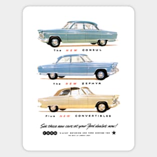 FORD ZEPHYR AND CONSUL - advert Magnet